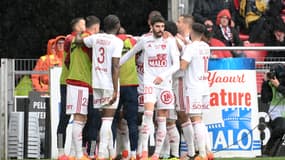 Pierre-Lees Melou et les Brestois face aux Rennais, 28 avril 2024