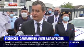 Saint-Dizier: Gérald Darmanin remercie les policiers d'avoir "évité que le pire soit arrivé"