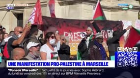 Une manifestation pro-Palestine à Marseille