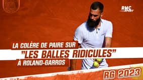 Roland-Garros : "Pas de frustration" pour Paire... mais une colère sur les balles