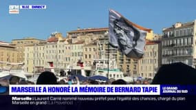 Marseille: plus d'un millier de personnes ont honoré la mémoire de Bernard Tapie