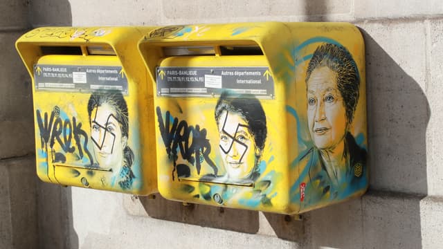 Le 11 février dernier, des tags antisémites ont été réalisés sur des portraits de Simone Veil, dans le XIIIème arrondissement de Paris.