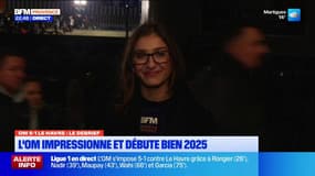 Ligue 1: les supporters de l'OM ravis après la victoire contre Le Havre