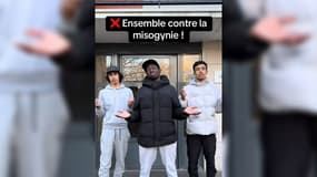 Les jeunes de l'association "Jeunesse Sourire et Loisirs" de Mantes-la-Jolie (Yvelines), lors d'une de leurs vidéos publiées sur Tiktok en mars 2025.