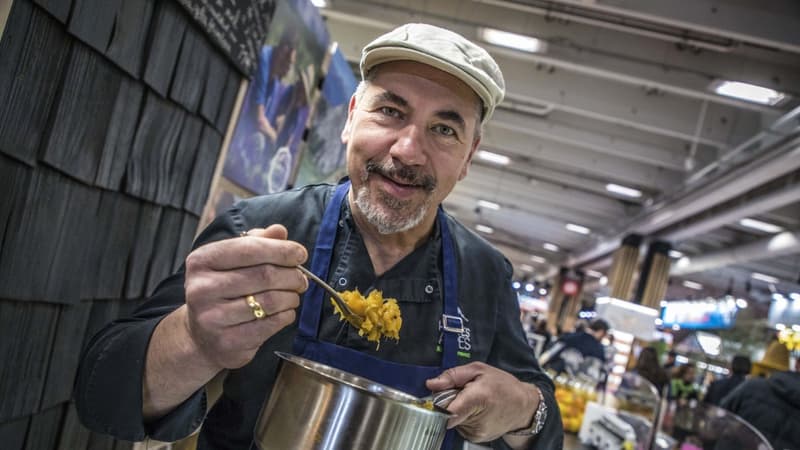 Le chef Cédric Manzoni quitte le restaurant Les Olivades de Gap, en mars 2023.
