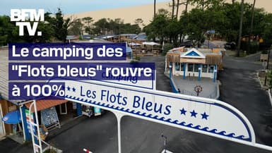 Le mythique camping des "Flots bleus" rouvre à 100%, deux ans après les incendies