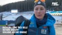 Biathlon : "Une belle victoire d'équipe" souligne Justine Braisaz
