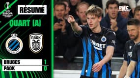 Résumé : Bruges 1-0 PAOK - Conference League (quart de finale aller)