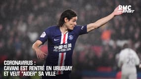 Coronavirus : Cavani est rentré en Uruguay et veut "aider" sa ville