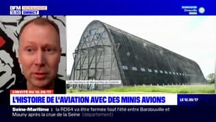 Écausseville: ouverture du hangar à dirigeable pour le meeting d'aéromodélisme