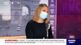 Covid-19: l'infectiologue Karine Lacombe estime qu'il faudra "plus de mesures coercitives que le couvre-feu" localement