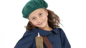 La présentation du costume d'Anne Frank pour Halloween.