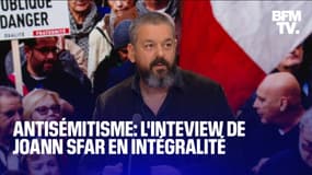  Marche contre l'antisémitisme: "Jean-Luc Mélenchon a été indécent et évidemment la venue de Marine Le Pen était une manière de s'acheter une virginité", estime Joann Sfar 