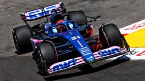 Esteban Ocon avec son Alpine au Grand Prix de Monaco