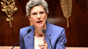 Sandrine Rousseau, députée EELV de Paris, à l'Assemblée nationale le 12 octobre 2023 
