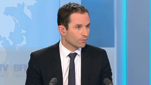 Le ministre de l'Education nationale Benoît Hamon