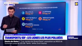 Île-de-France: les lignes les plus polluées dans le métro 
