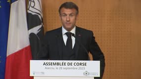 Emmanuel Macron le 28 septembre 2023 
