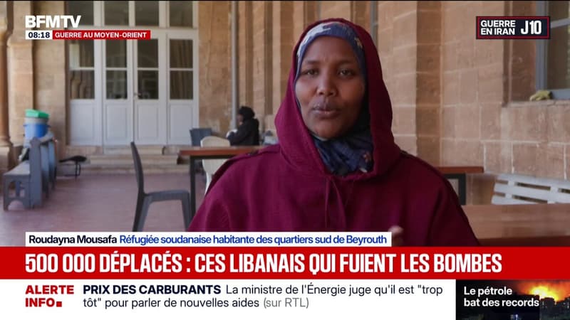 Guerre au Moyen-Orient: à la rencontre des Libanais qui fuient les bombes