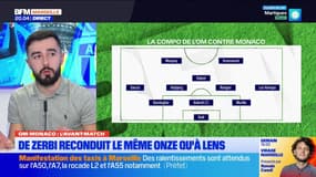 OM-Monaco: De Zerbi reconduit le même onze qu'à Lens