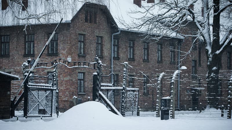 Le camp de concentration d'Auschwitz-Birkenau, en Pologne, le 25 janvier 2015.