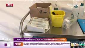 Covid: vers une réintégration des soignants non-vaccinés