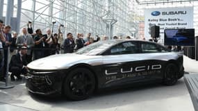 La Lucid Air est la première voiture du groupe Lucid Motors, un constructeur de voiture électrique installé en Californie.