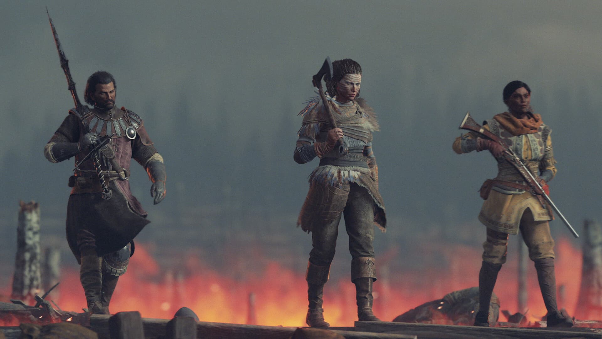 Greedfall II joue l'escouade et des personnages à gérer au combat Greedfall II joue l'escouade et des personnages à gérer au combat