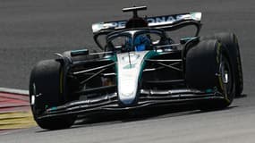 George Russell lors du GP de Belgique, le 28 juillet 2024.