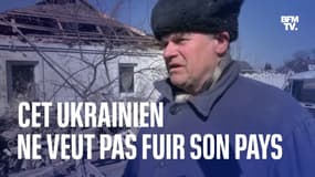 "Nous allons mourir ici": malgré les frappes russes, cet Ukrainien ne compte pas "quitter sa terre"