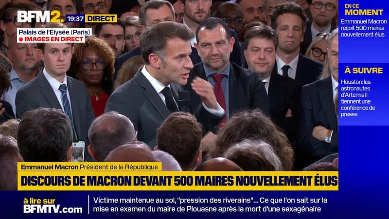 Face aux "grandes crises" internationales, "nous devons être plus indépendants", assure Emmanuel Macron