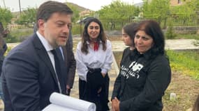En déplacement en Arménie, Benoît Payan a rencontré plusieurs rescapés de la guerre qui opposé le pays à l'Azerbaïdjan. 