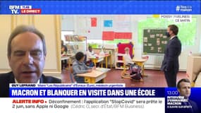 Macron et Blanquer en visite dans une école (2) - 05/05
