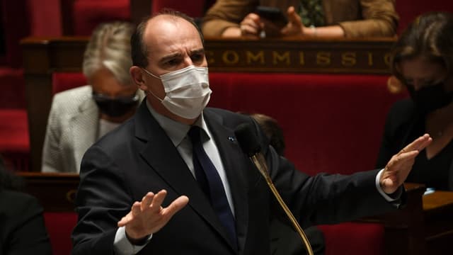 Le Premier ministre Jean Castex à l'Assemblée nationale le 22 juin 2021.