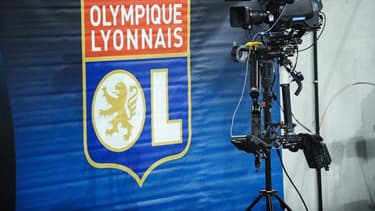 Le blason de l'Olympique lyonnais.