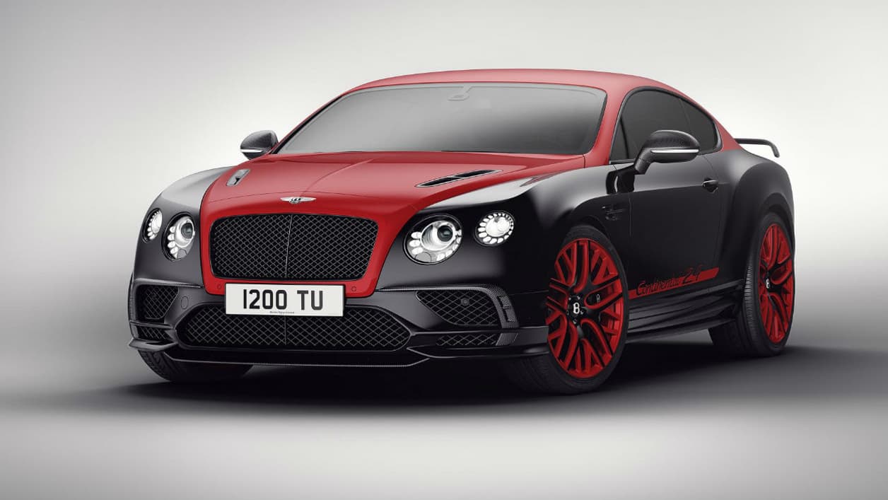 Bentley la propose également dans une version Rouge Saint James. Bentley la propose également dans une version Rouge Saint James.
