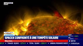 SpaceX confronté à une tempête solaire 