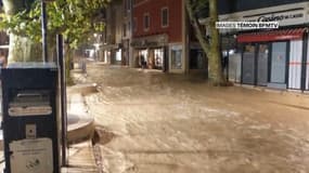 Les orages ont provoqué des inondations à Cassis le 17 août 2022.