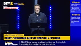 "Le plan Trump redonne aux familles le droit de rêver": l'animateur de télévision Arthur évoque le retour des otages lors d'une cérémonie d'hommage aux victimes du 7-Octobre