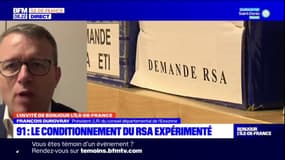 Essonne: le président (LR) du conseil départemental, détaille le coût de l'expérimentation du conditionnement du RSA