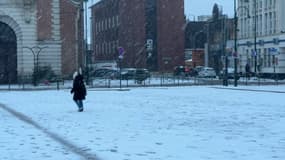 Les chutes de neige du jeudi 9 janvier dans le Nord-Pas-de-Calais. 