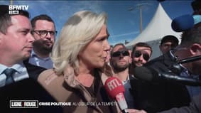 LIGNE ROUGE - "La stabilité des mauvaises décisions politiques, c'est ça qui tue l'agriculture" :en pleine crise politique, Marine Le Pen a choisi de faire campagne auprès des agriculteurs