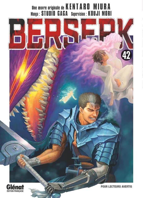 La couverture du tome 42 du manga "Berserk" de Kentaro Miura