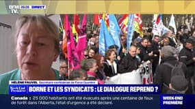 Invitation à Matignon: "Nous répondrons mercredi, après avoir consulté nos instances" explique Hélène Fauvel, secrétaire confédérale FO