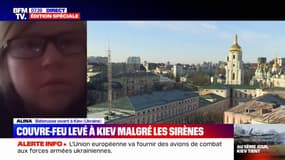 Guerre en Ukraine: une habitante de Kiev témoigne d'une nuit "bien plus calme"