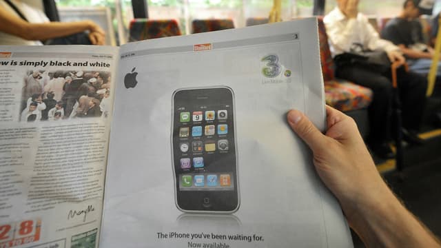 Lorsqu'Apple prend une page de pub dans un journal, il ne voudrait pas voir d'information sur des thèmes qu'il juge traumatisant ou perturbant