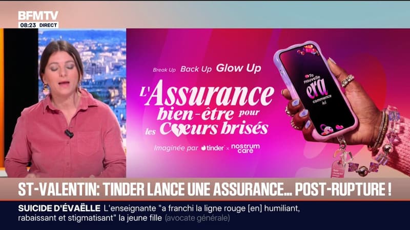 Tinder lance une assurance pour "les cœurs brisés”