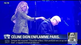 Céline Dion enflamme Paris