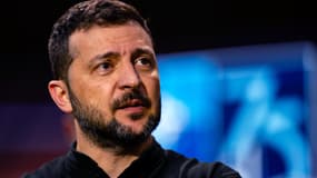 Volodymyr Zelensky, le 11 juillet 2024, à Washington lors d'une réunion de l'Otan