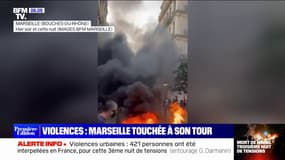 Troisième nuit de violences: la ville de Marseille touchée à son tour